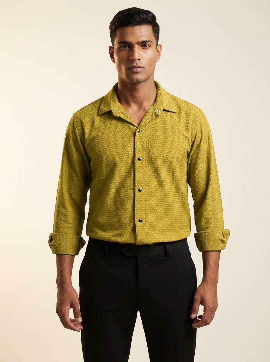 Elite Chevron Casual Shirt