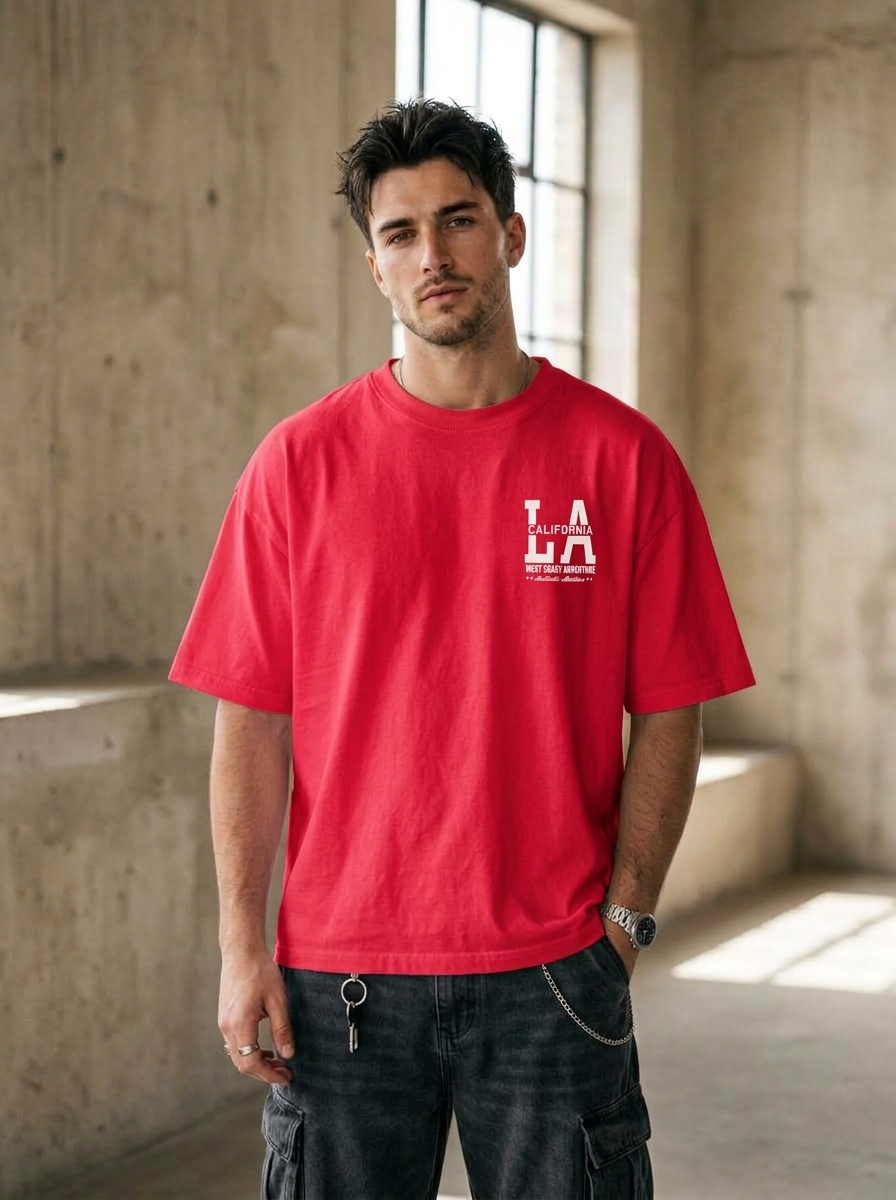 LA Edition Drop Shoulder Graphic Tee