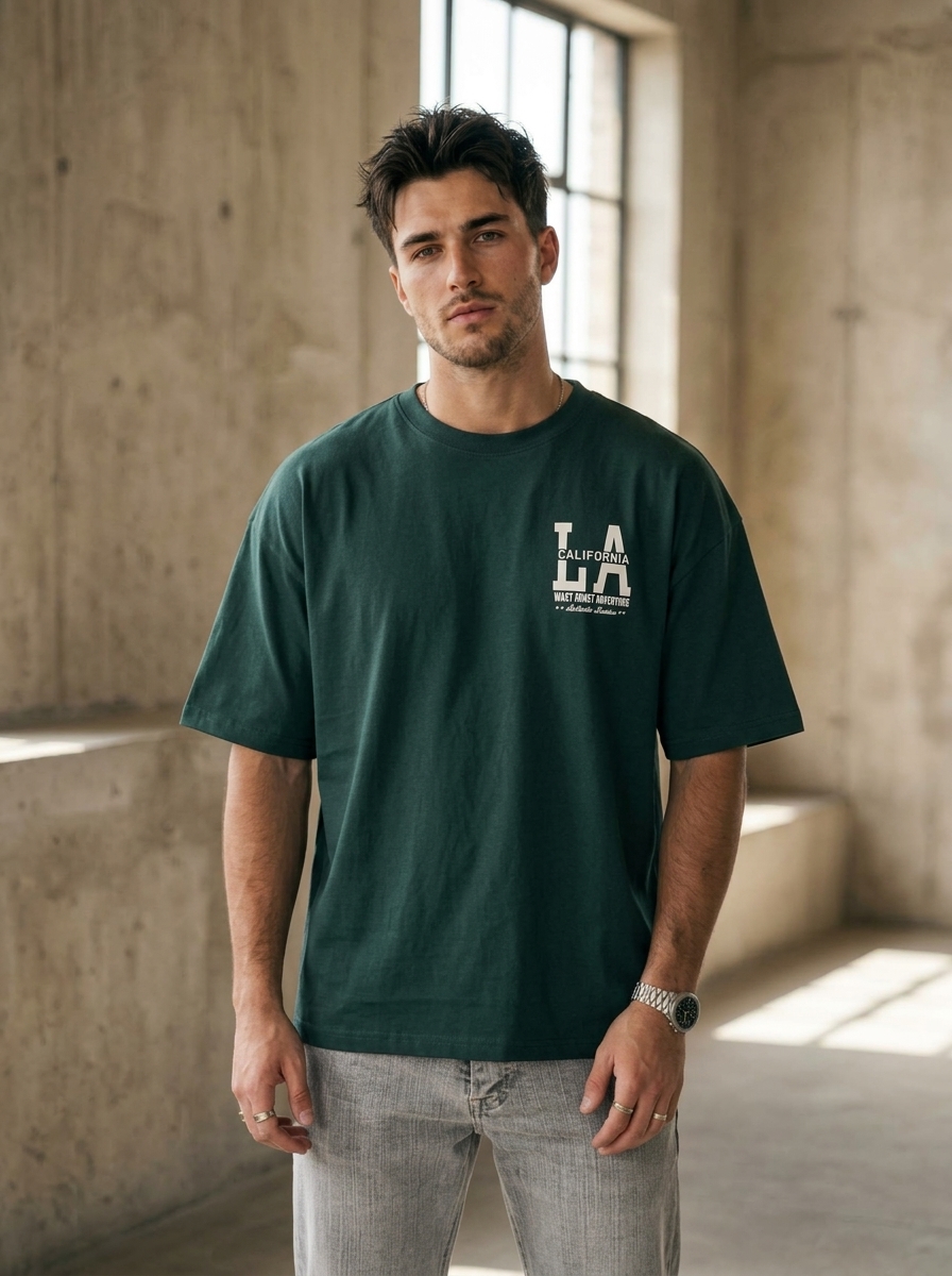 LA Edition Drop Shoulder Graphic Tee