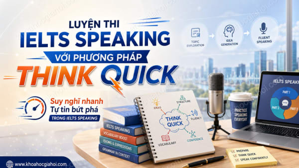 Khóa Học Luyện thi IELTS Speaking với phương pháp Think Quick