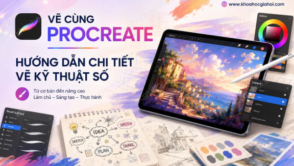 Khóa Học Vẽ Cùng Procreate: Hướng Dẫn Chi Tiết Vẽ Kỹ Thuật Số