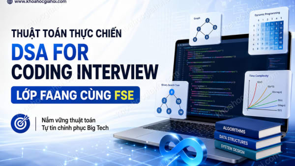 Khóa Học Thuật Toán Thực Chiến DSA For Coding Interview Lớp FAANG Cùng FSE