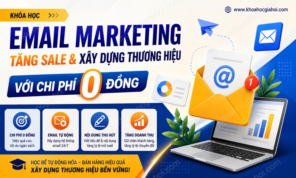 Email Marketing - Tăng Sale Và Xây Dựng Thương Hiệu Với Chi Phí 0 Đồng