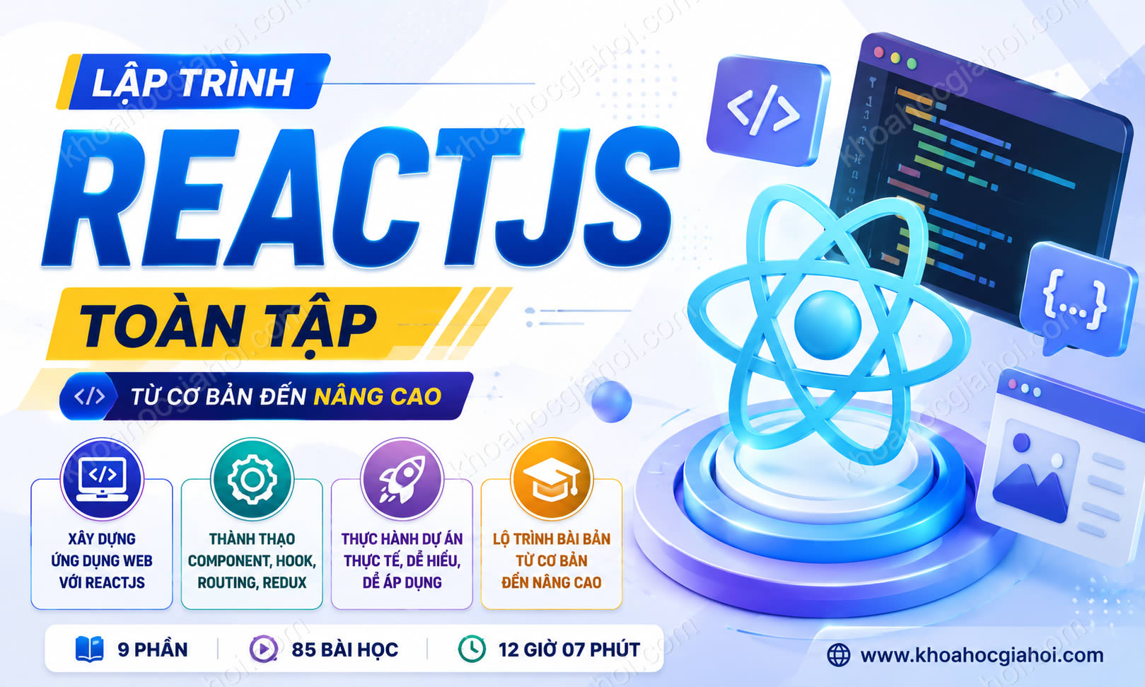 Khóa Học Lập Trình Reactjs Toàn Tập