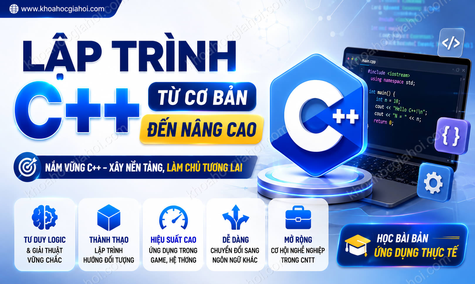 Khóa Học Lập Trình C++ Từ Cơ Bản Đến Nâng Cao