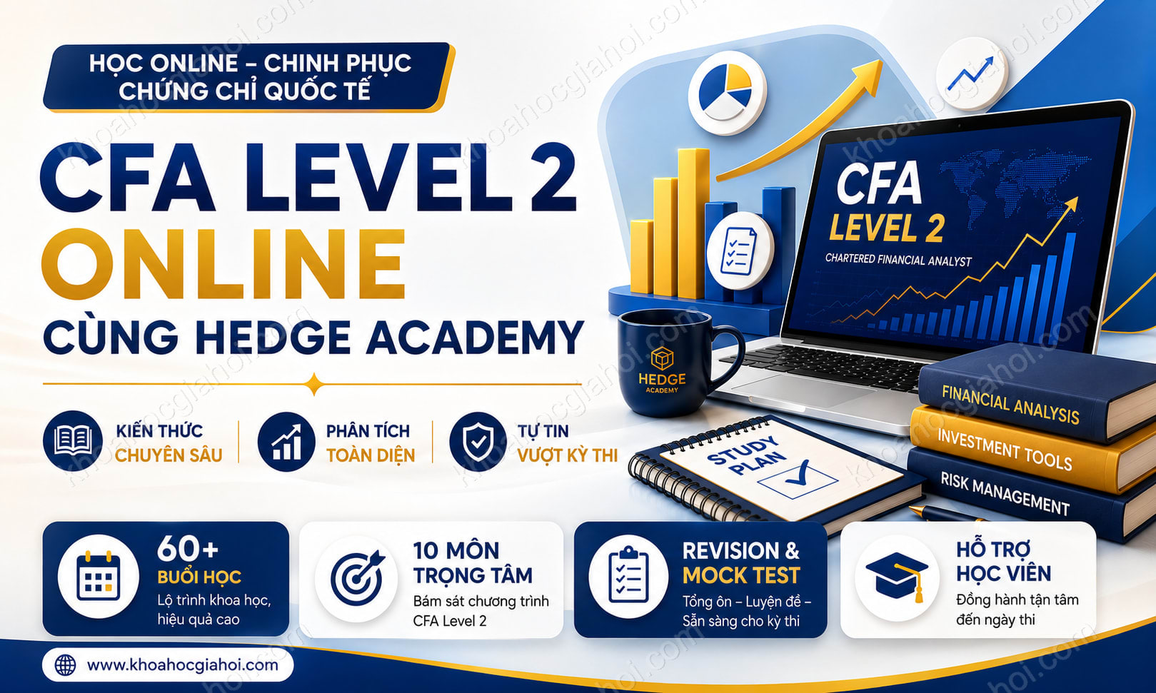 Khóa Học CFA Level 2 Online Cùng Hedge Academy