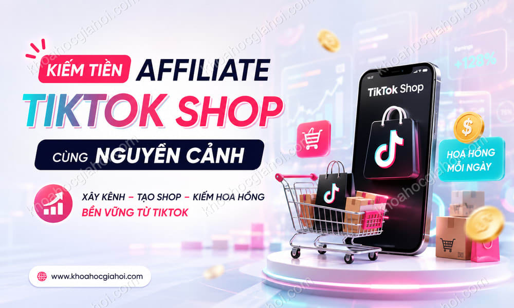 Chia Sẻ Cách Kiếm Tiền Affiliate Trên Tiktok Shop Cùng Nguyễn Cảnh
