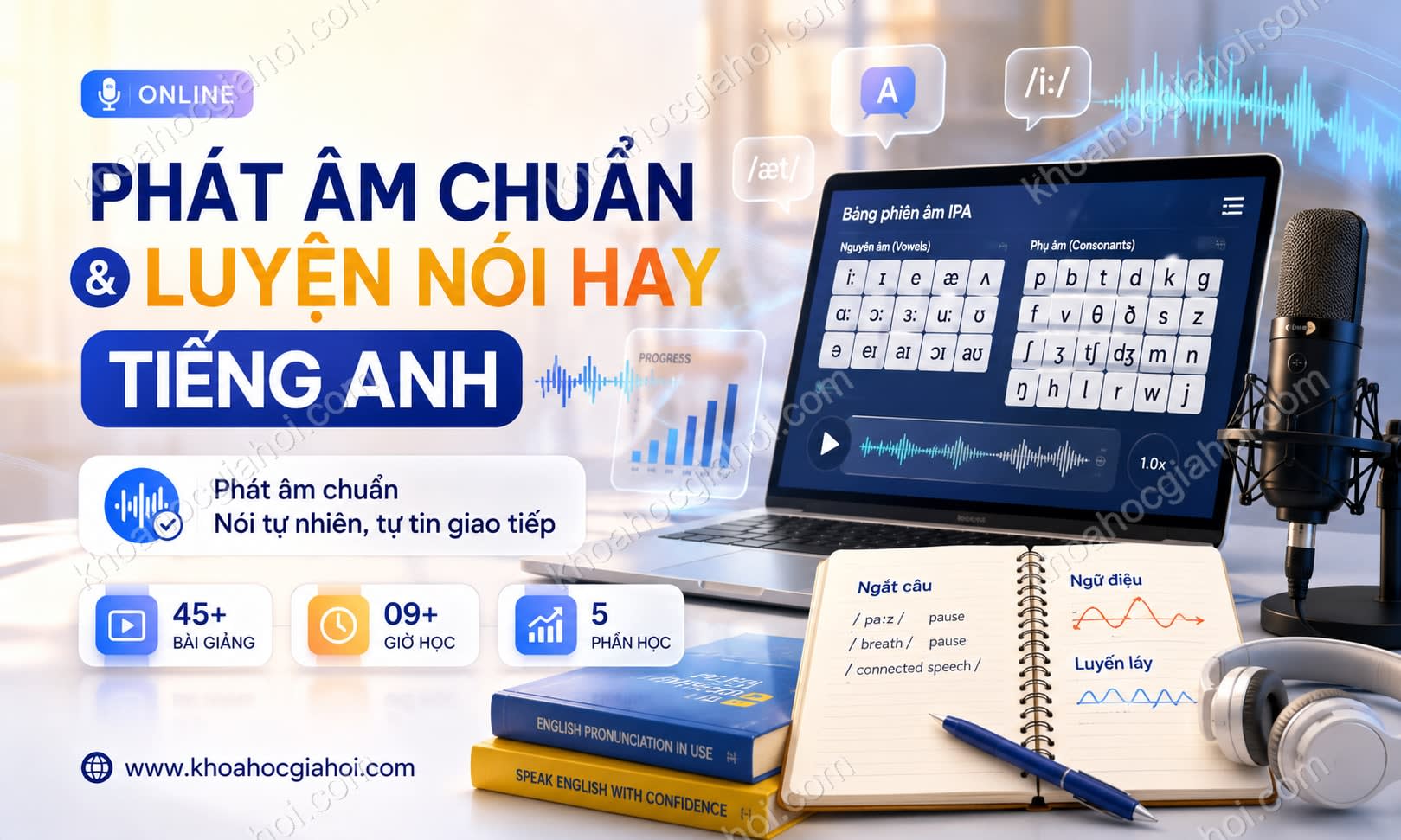Khóa Học Phát Âm Chuẩn Và Luyện Nói Hay Tiếng Anh