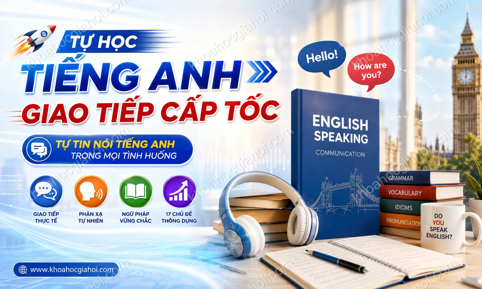 Khóa Học Tự Học Tiếng Anh Giao Tiếp Cấp Tốc Khóa Học Tự Học Tiếng Anh Giao Tiếp Cấp Tốc