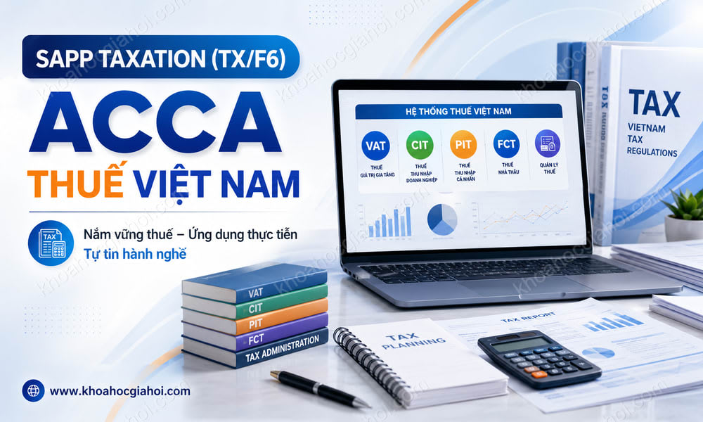 Khóa Học Sapp Taxation (TX/F6) ACCA – Thuế Việt Nam