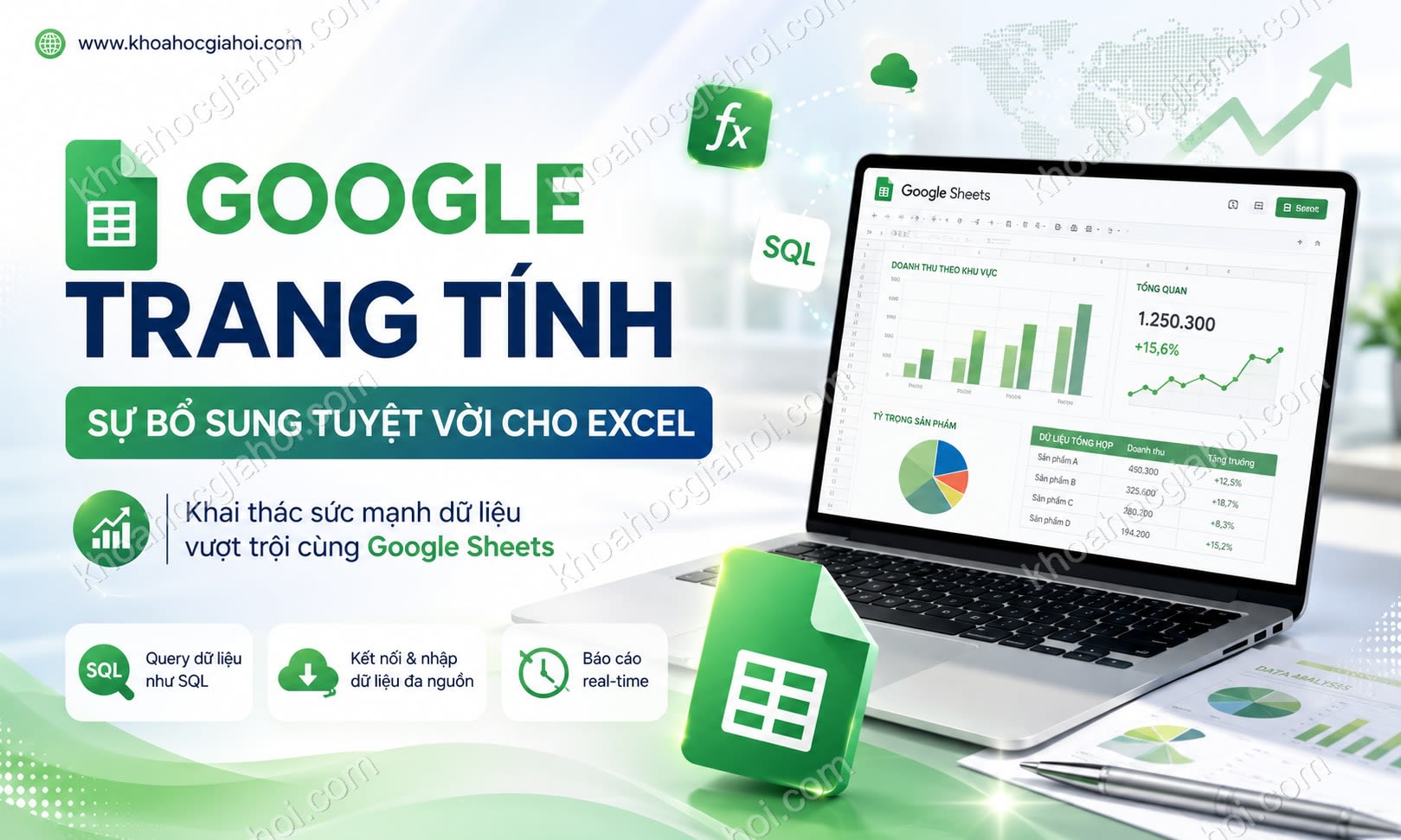 Khóa Học Google Trang Tính, Sự Bổ Sung Tuyệt Vời Cho Excel Cùng Học Excel Online Khóa Học Google Trang Tính, Sự Bổ Sung Tuyệt Vời Cho Excel Cùng Học Excel Online