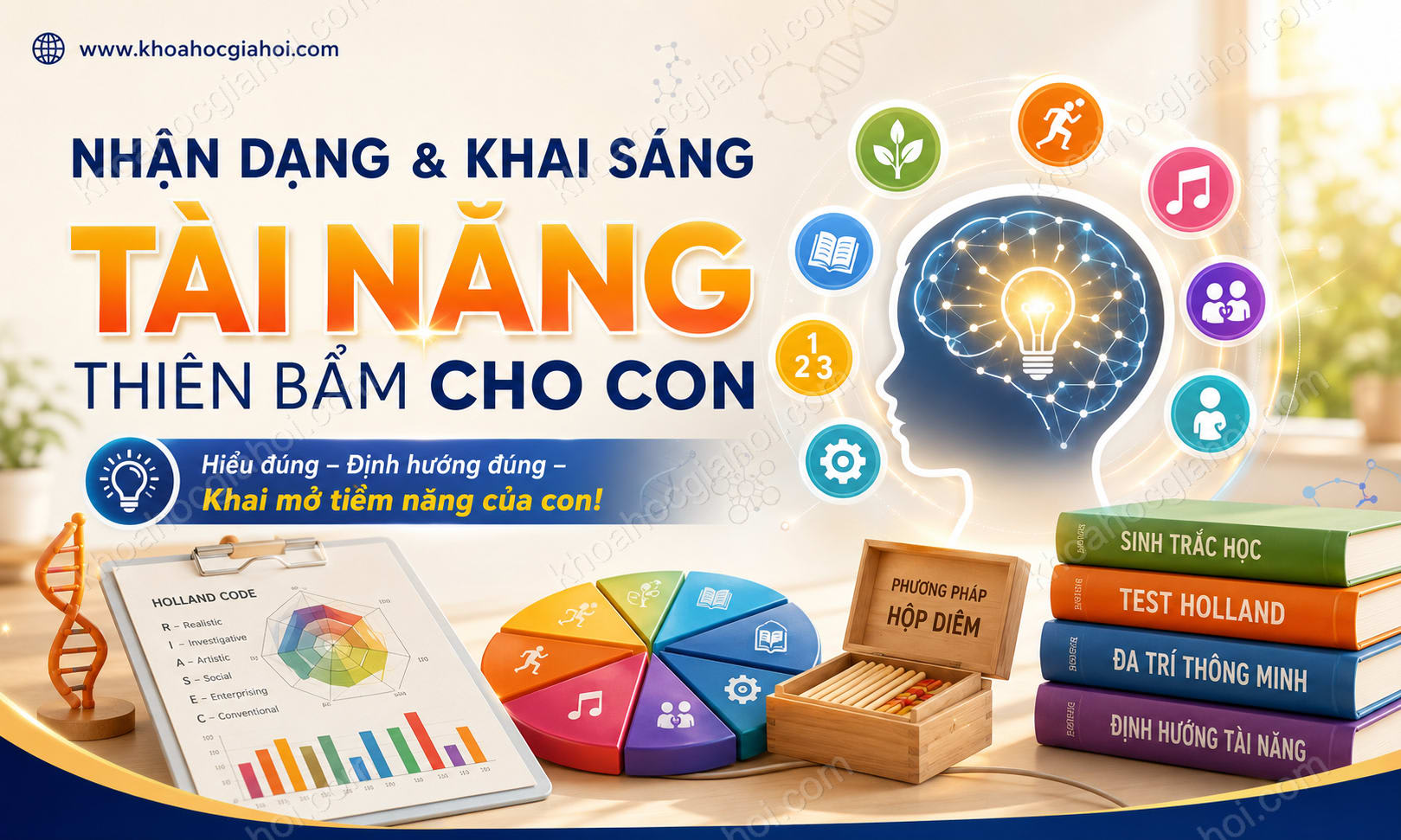 Khóa Học Nhận Dạng Và Khai Sáng Tài Năng Thiên Bẩm Cho Con