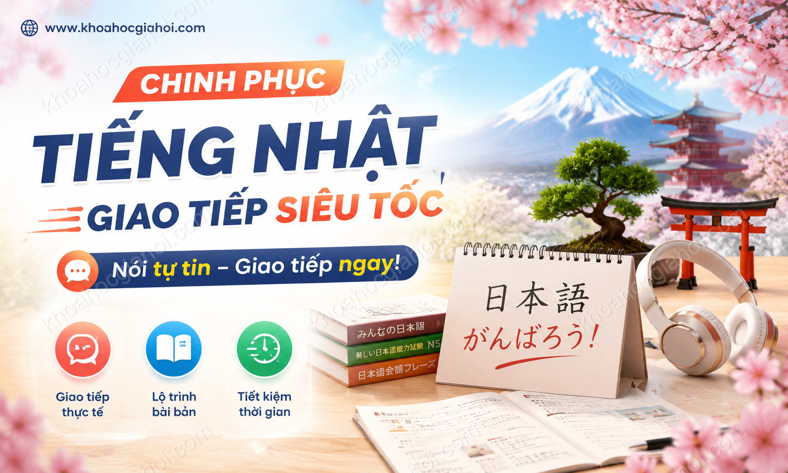 Khóa Học Chinh Phục Tiếng Nhật Giao Tiếp Siêu Tốc