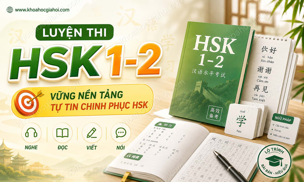 Khóa Học Luyện Thi Hsk 1 - 2