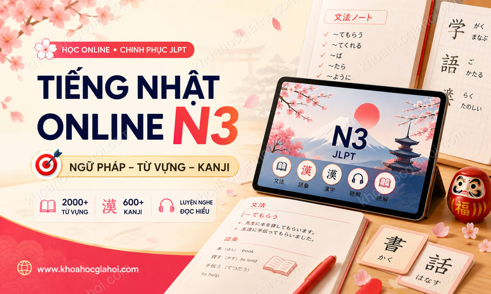 Khóa Học Tiếng Nhật Online Khóa N3