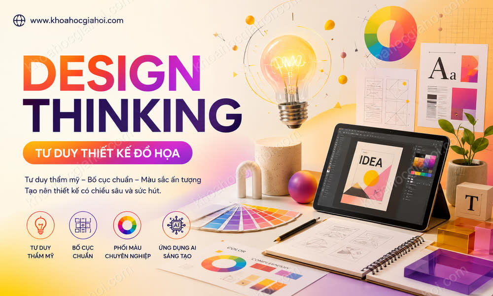 Khóa Học Design Thinking - Tư Duy Thiết Kế (Thẩm Mỹ Thiết Kế Đồ Họa)