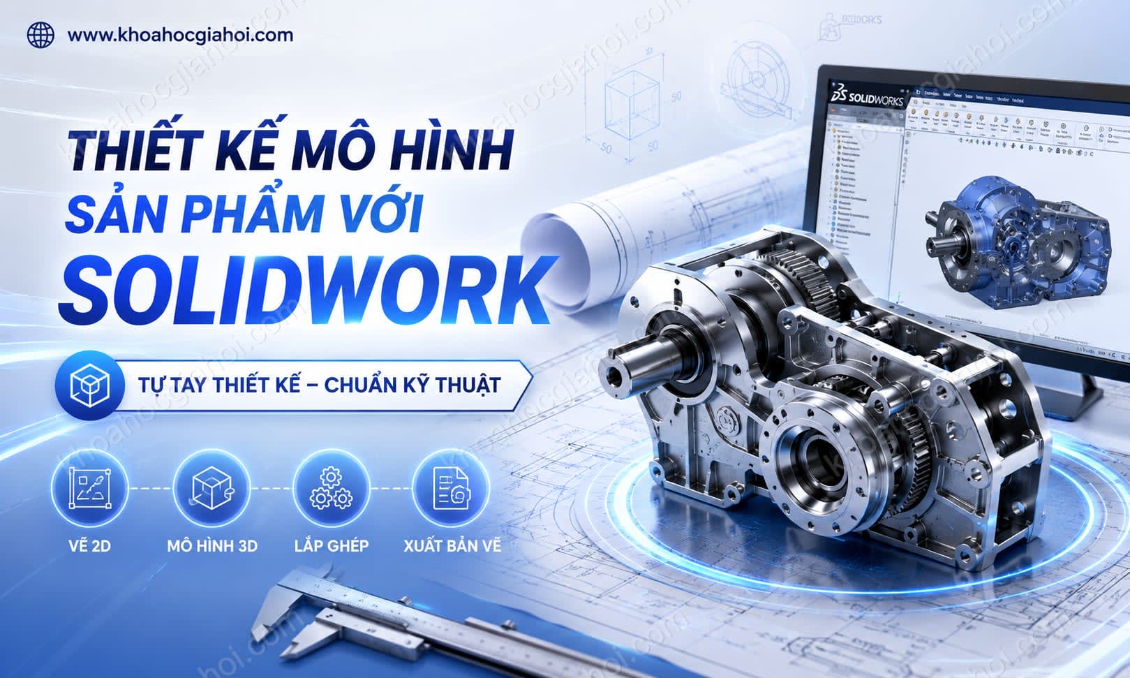 Khóa Học Thiết Kế Mô Hình Sản Phẩm Với Solidwork Khóa Học Thiết Kế Mô Hình Sản Phẩm Với Solidwork