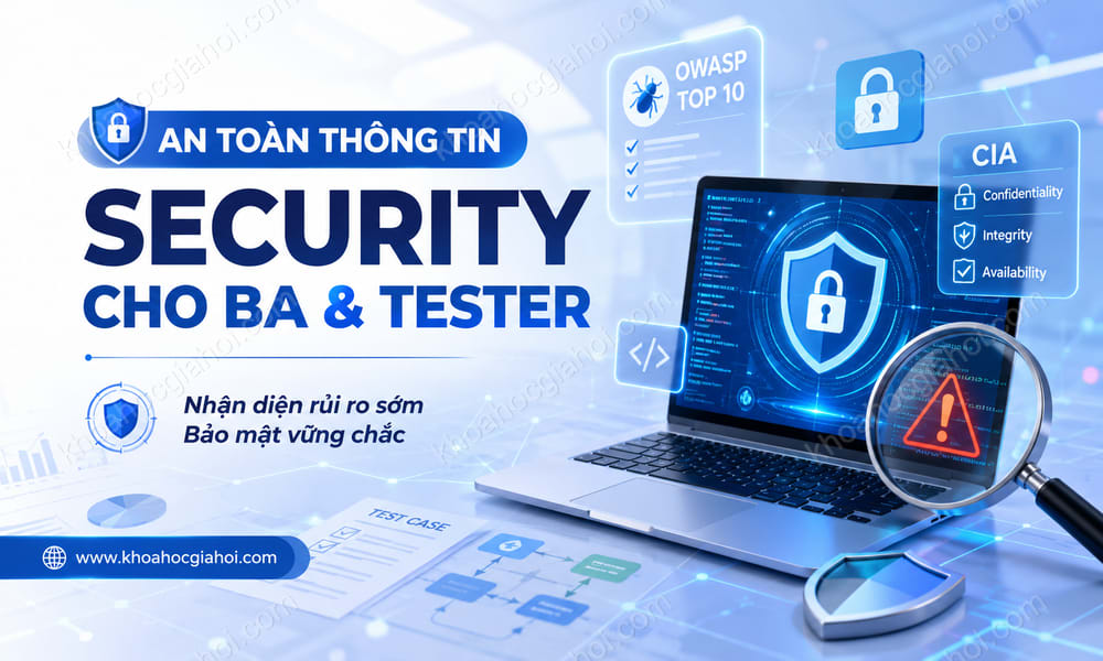 Khóa Học An Toàn Thông Tin - Security For Ba Và Tester