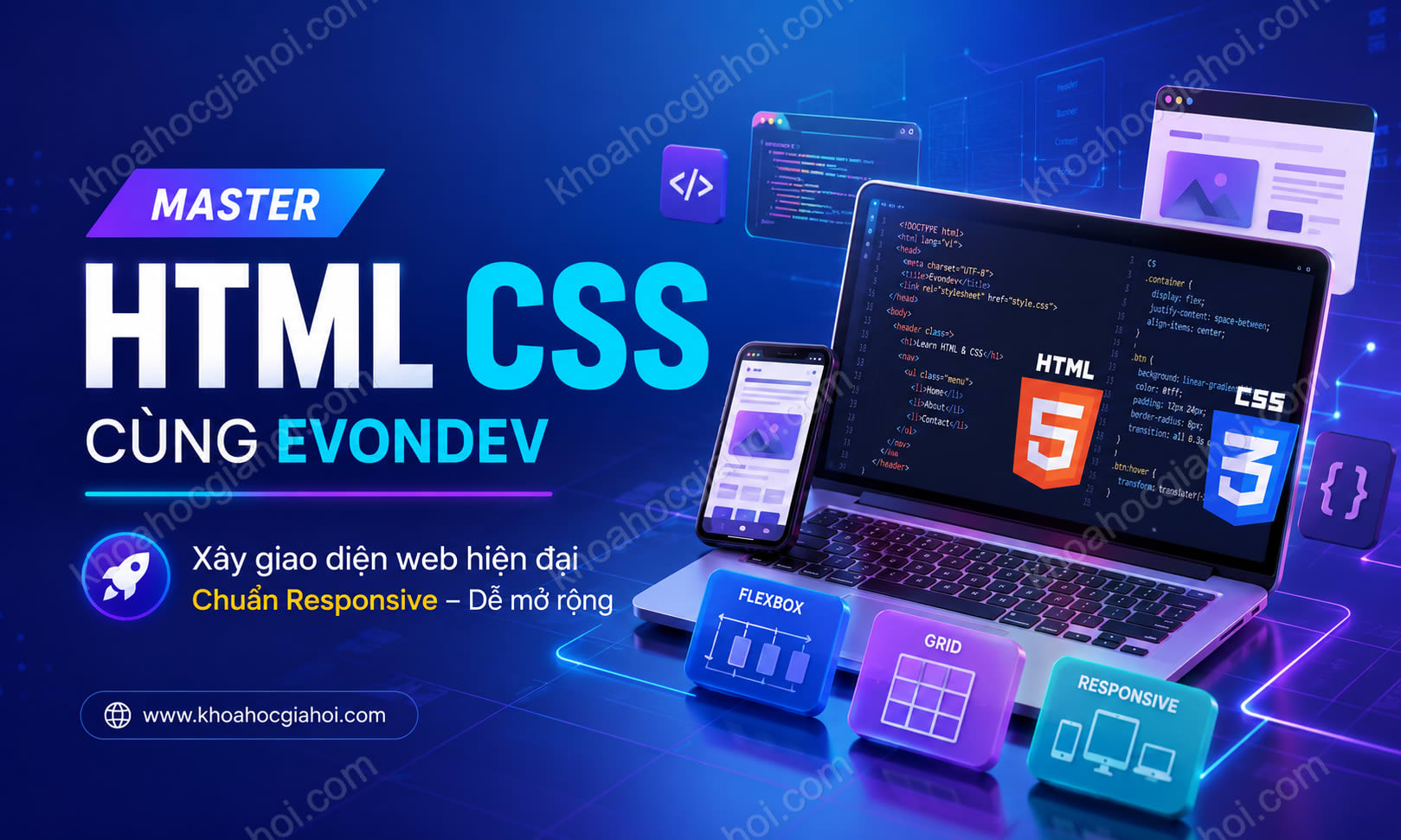 Khóa Học Html Css Master Cùng Evondev Khóa Học Html Css Master Cùng Evondev