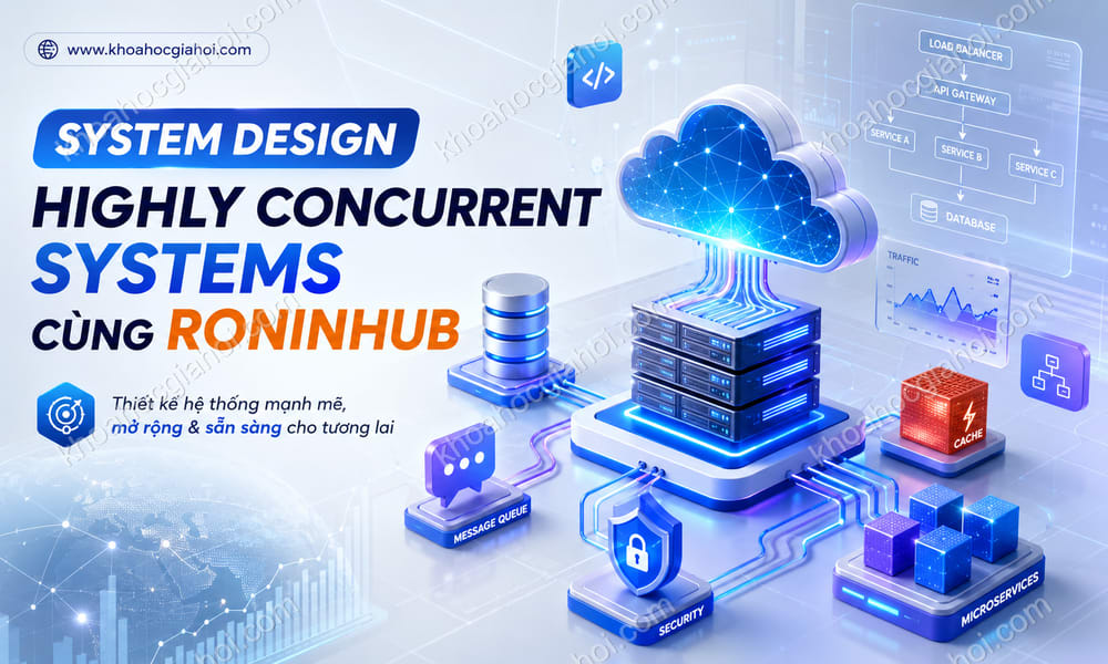 Khóa Học System Design Highly Concurrent Systems Cùng Roninhub