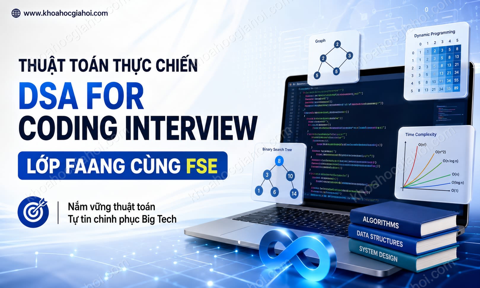 Khóa Học Thuật Toán Thực Chiến DSA For Coding Interview Lớp FAANG Cùng FSE