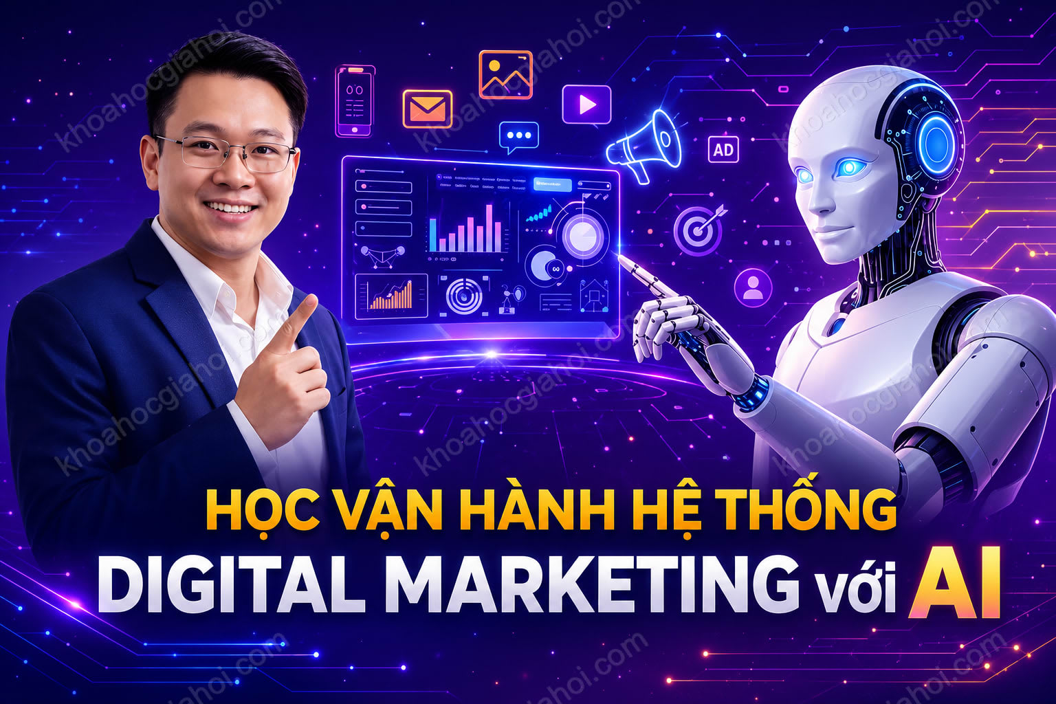 Khóa Học Vận Hành Hệ Thống Digital Marketing Với AI Khóa Học Vận Hành Hệ Thống Digital Marketing Với AI