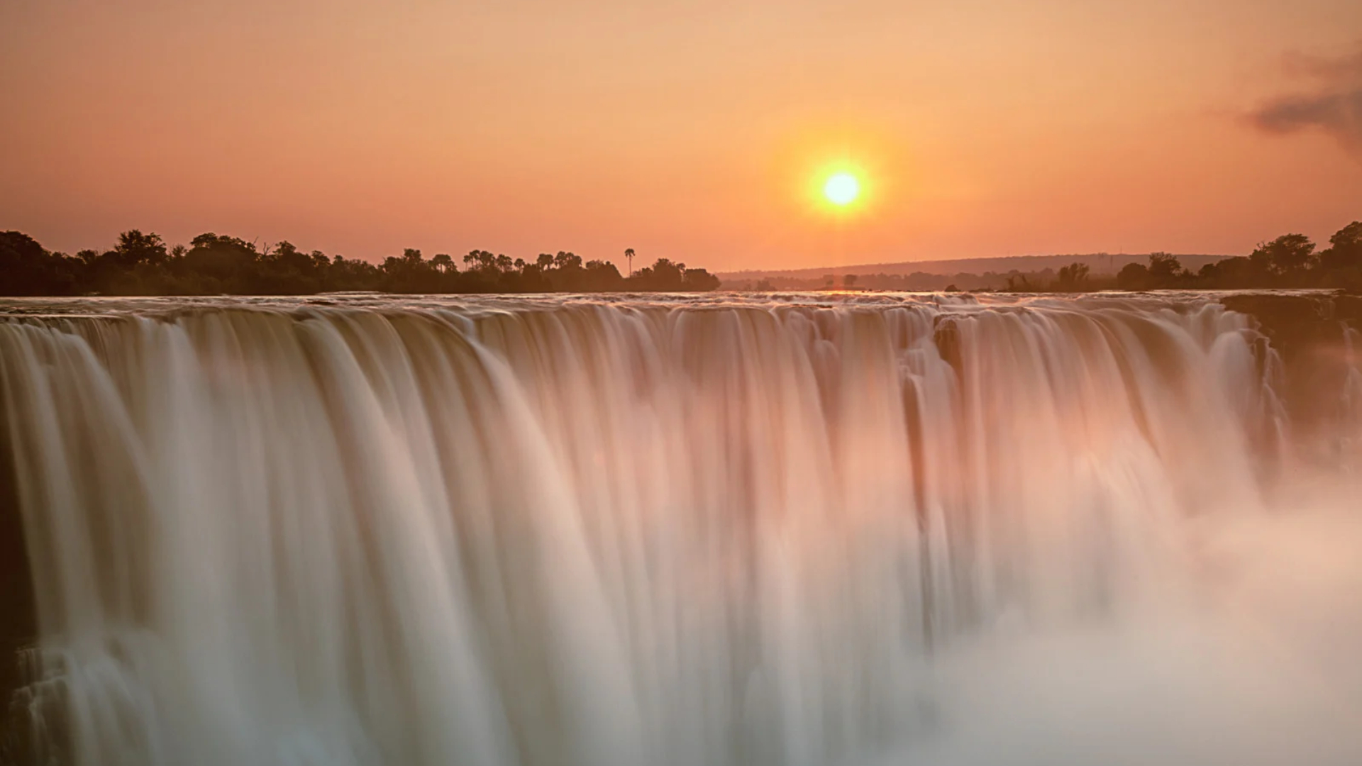 Victoria Falls on the Zimbabwe-Zambia border