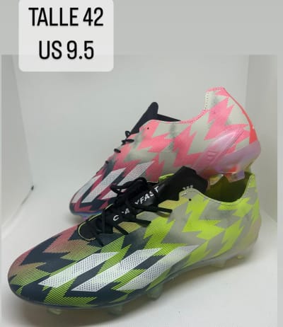 Adidas crazy fast gris con verde y rosa