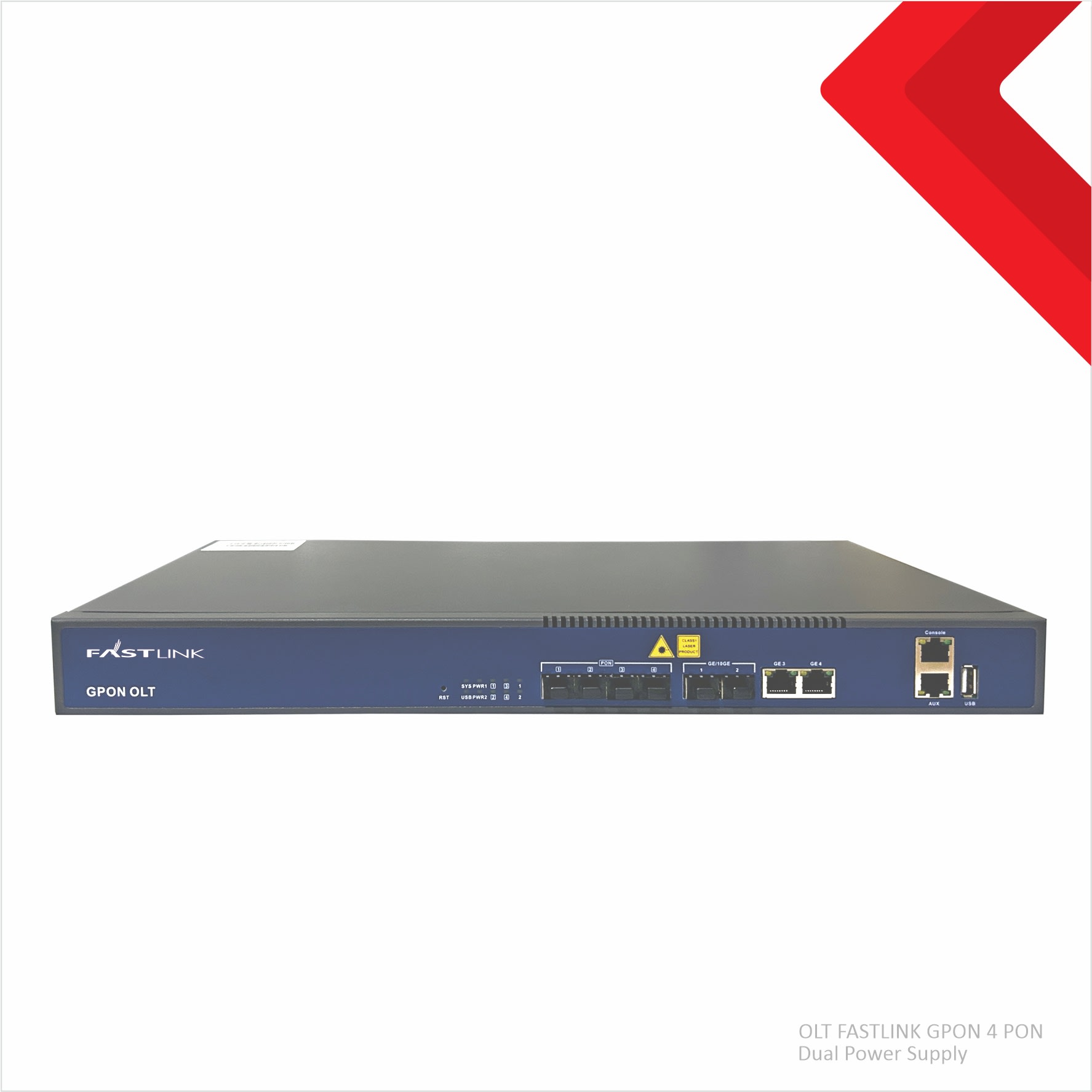 OLT GPON 4 PON FASTLINK Dual power supply