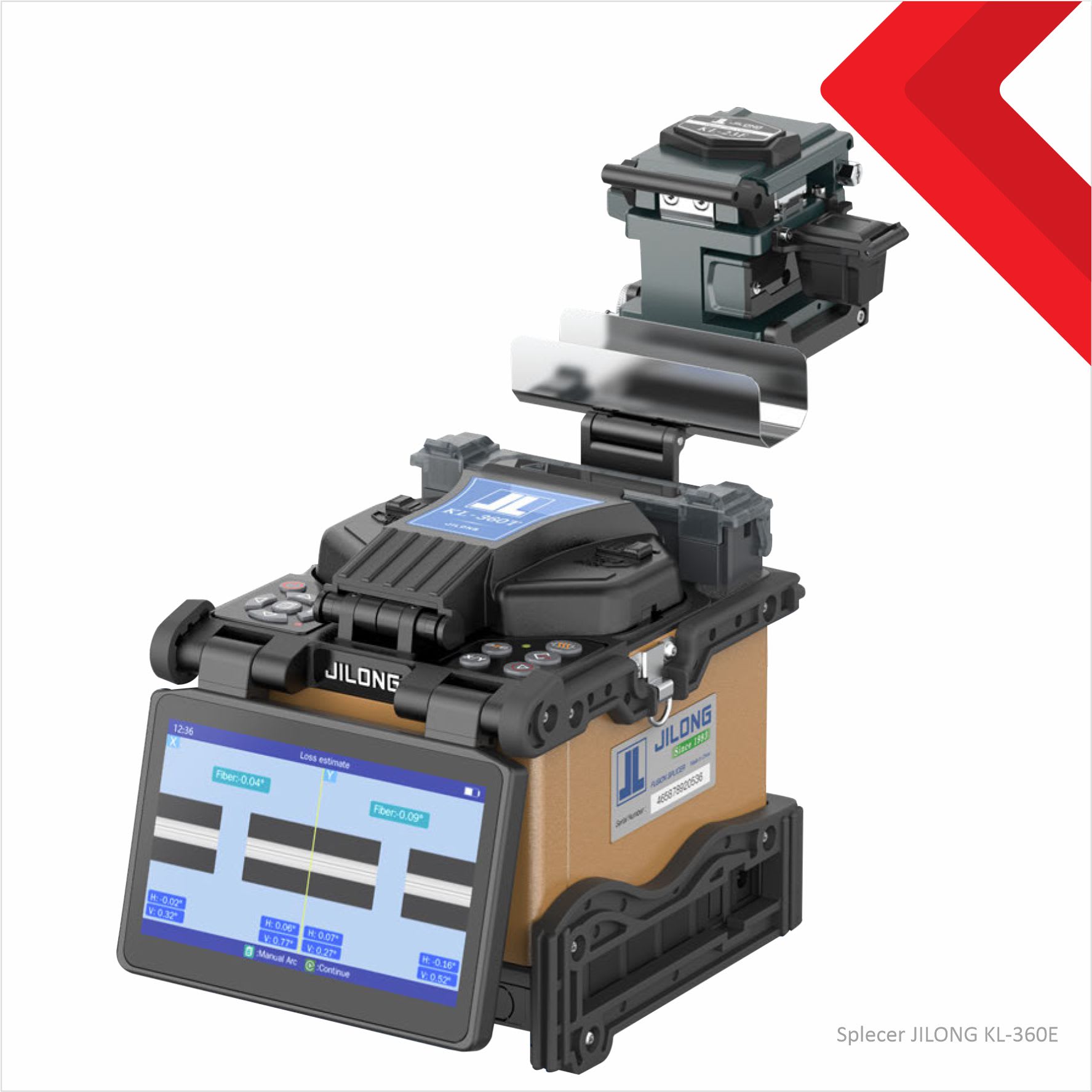 Optical Fusion Splicer KL-360T Backbone Jilong