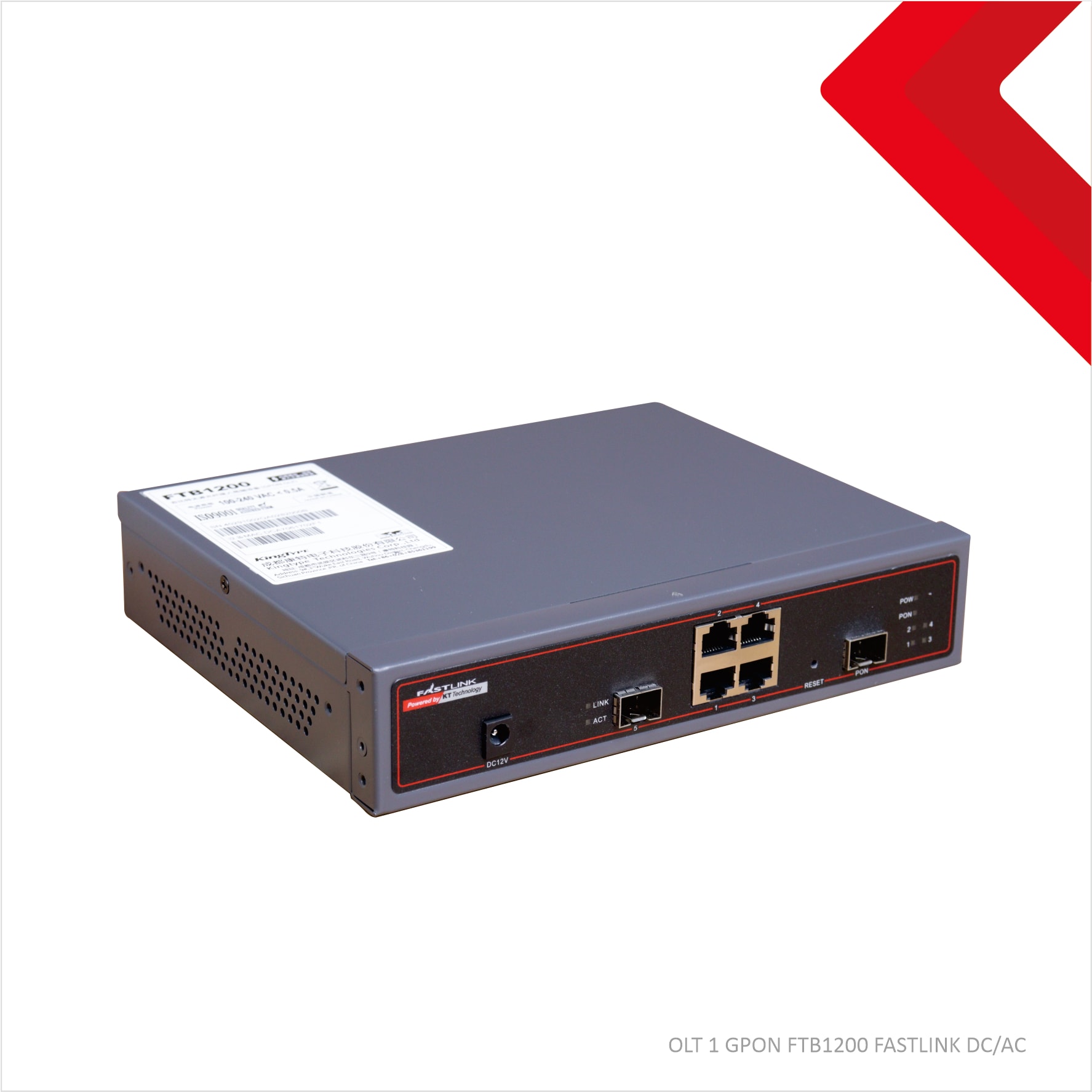OLT GPON 1 PON AC/DC FTB-1200 FASTLINK