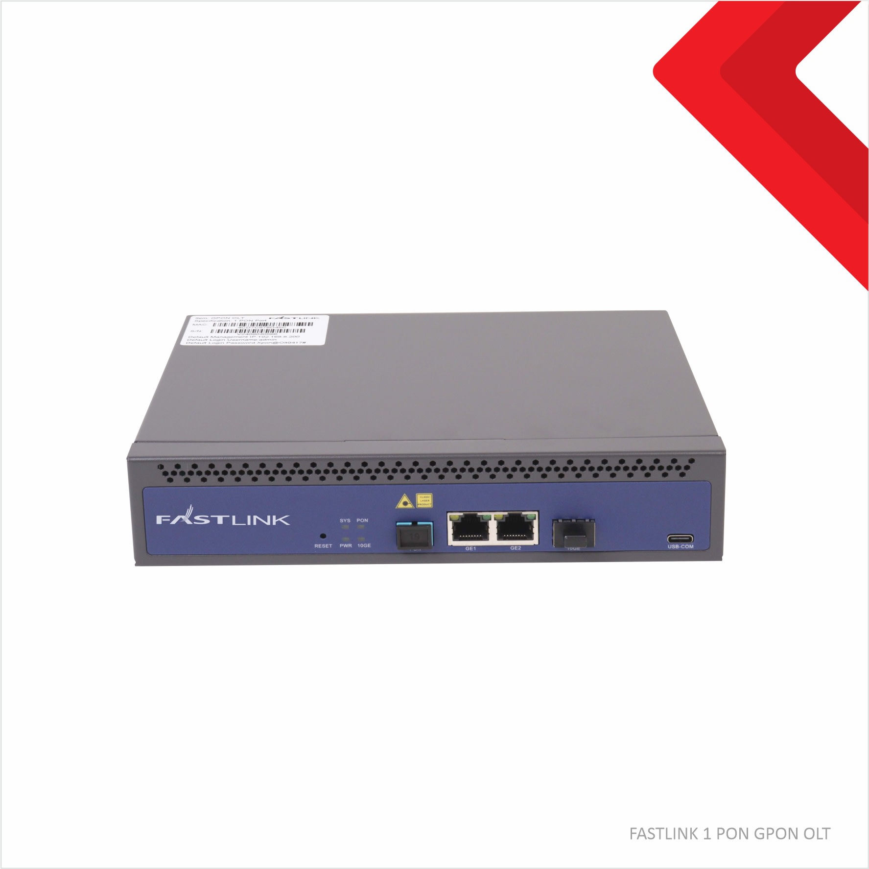 OLT GPON 1 PON FASTLINK