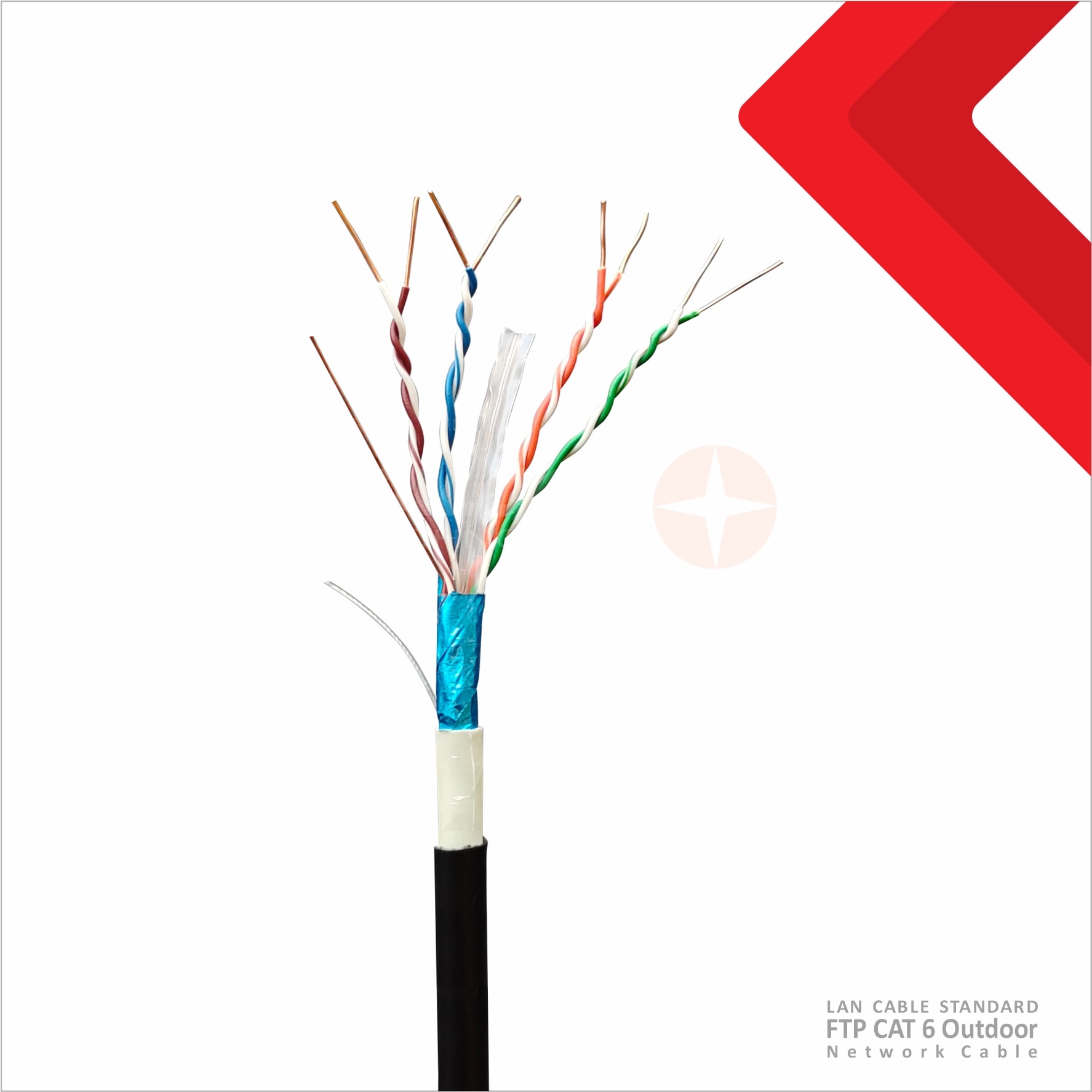 KABEL LAN FTP CAT 6 OUTDOOR FALCOM
