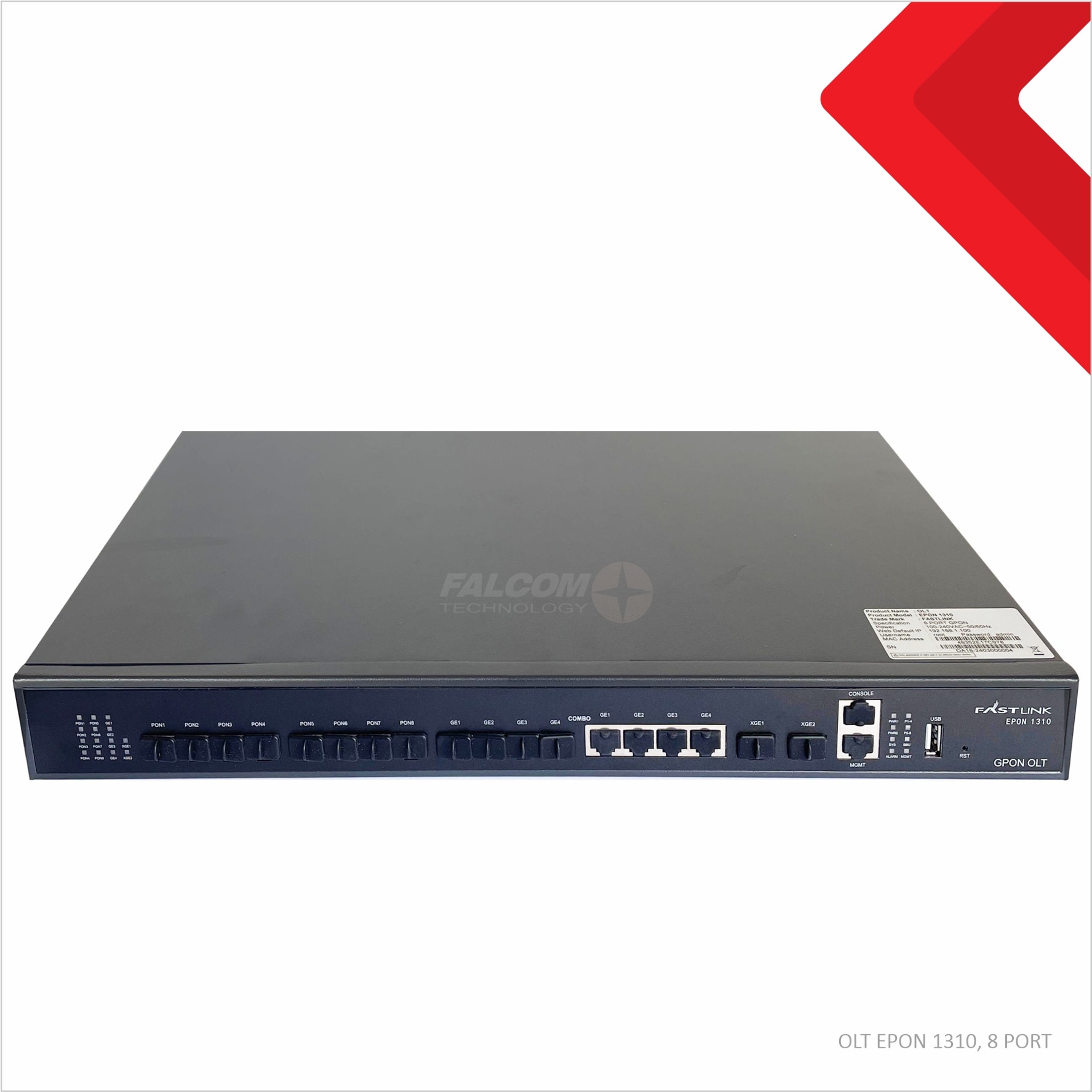 OLT GPON 8 PON FASTLINK