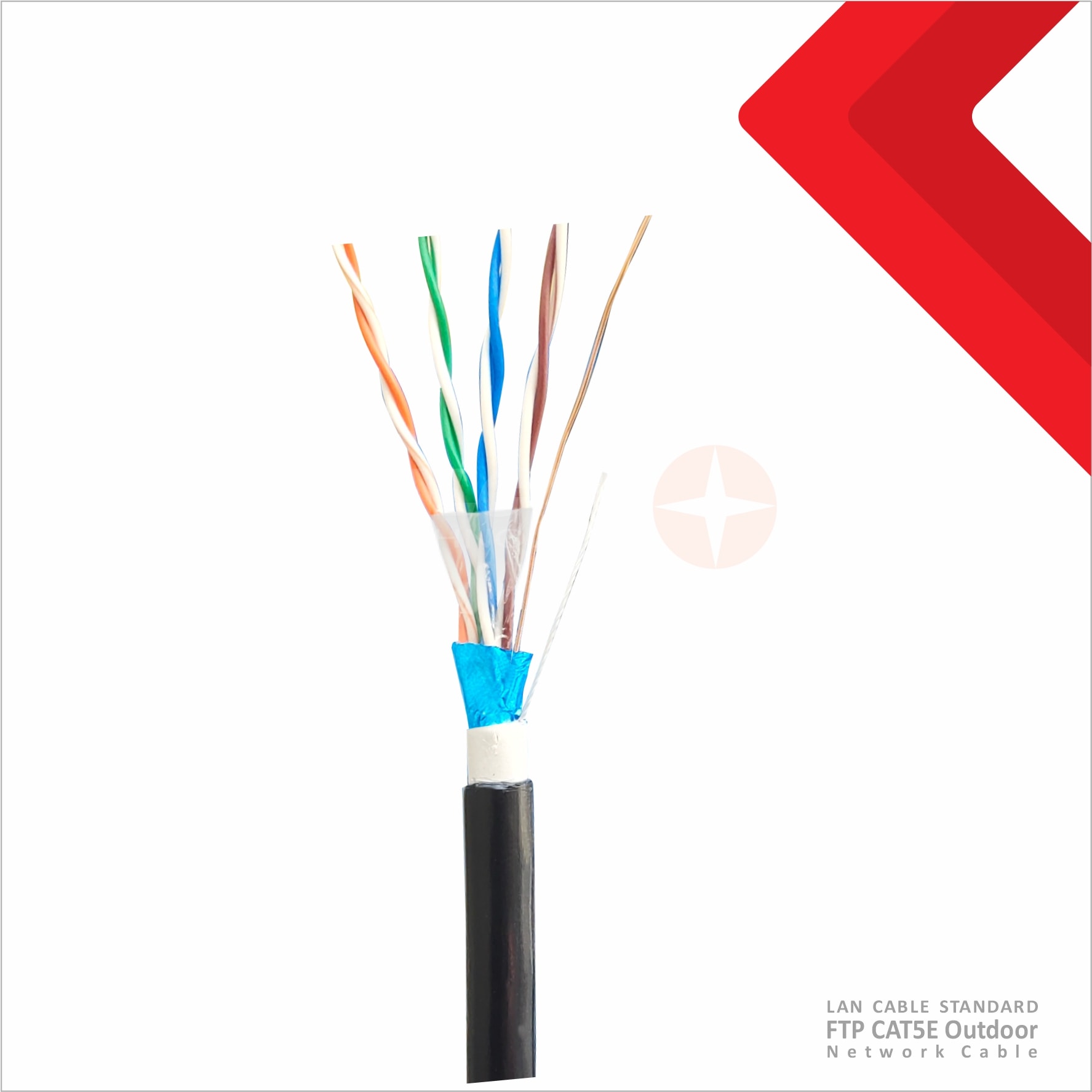 Kabel Lan NEW FTP LAN CAT 5E OUTDOOR