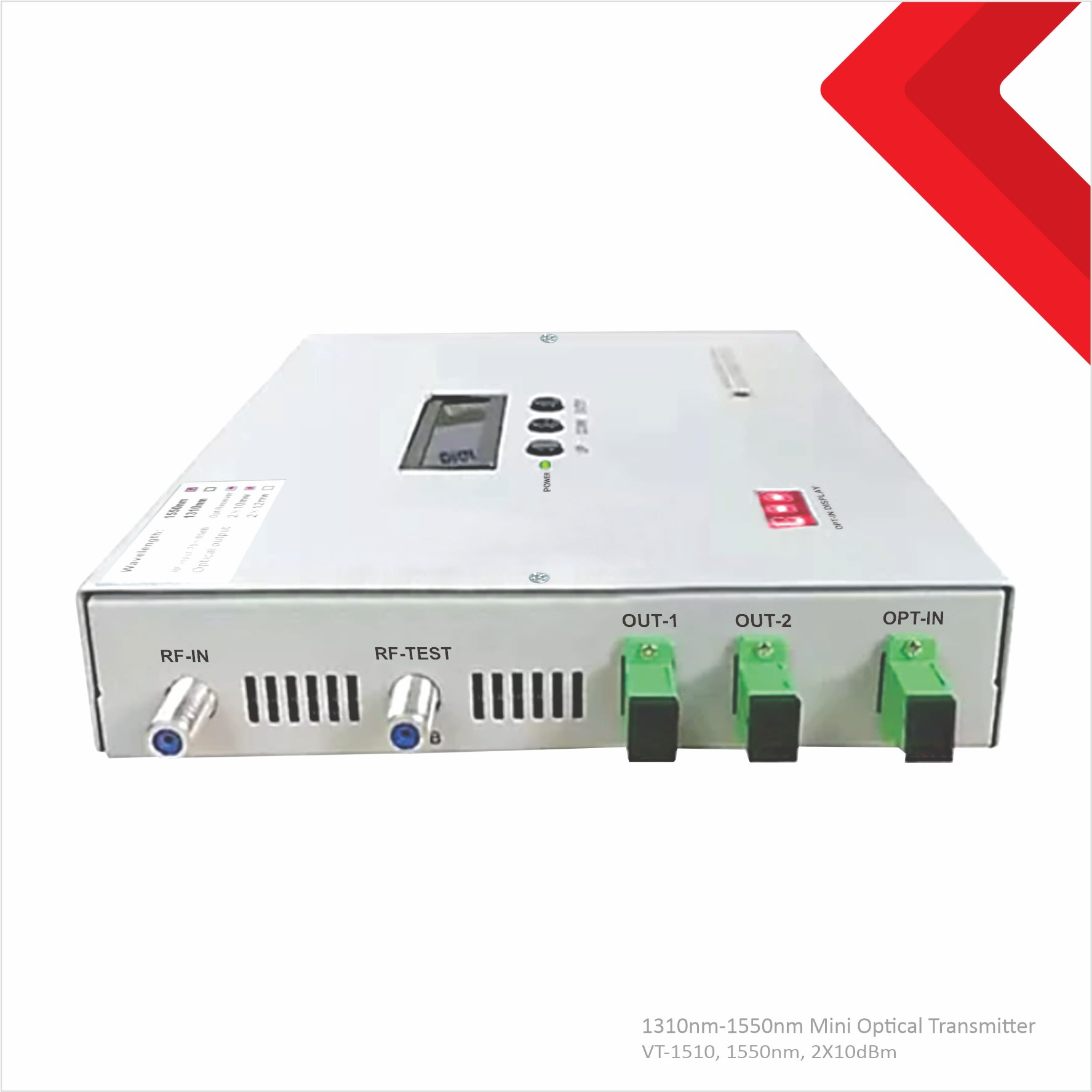 MINI OPTICAL TRANSMITTER 1310nm – 1550nm