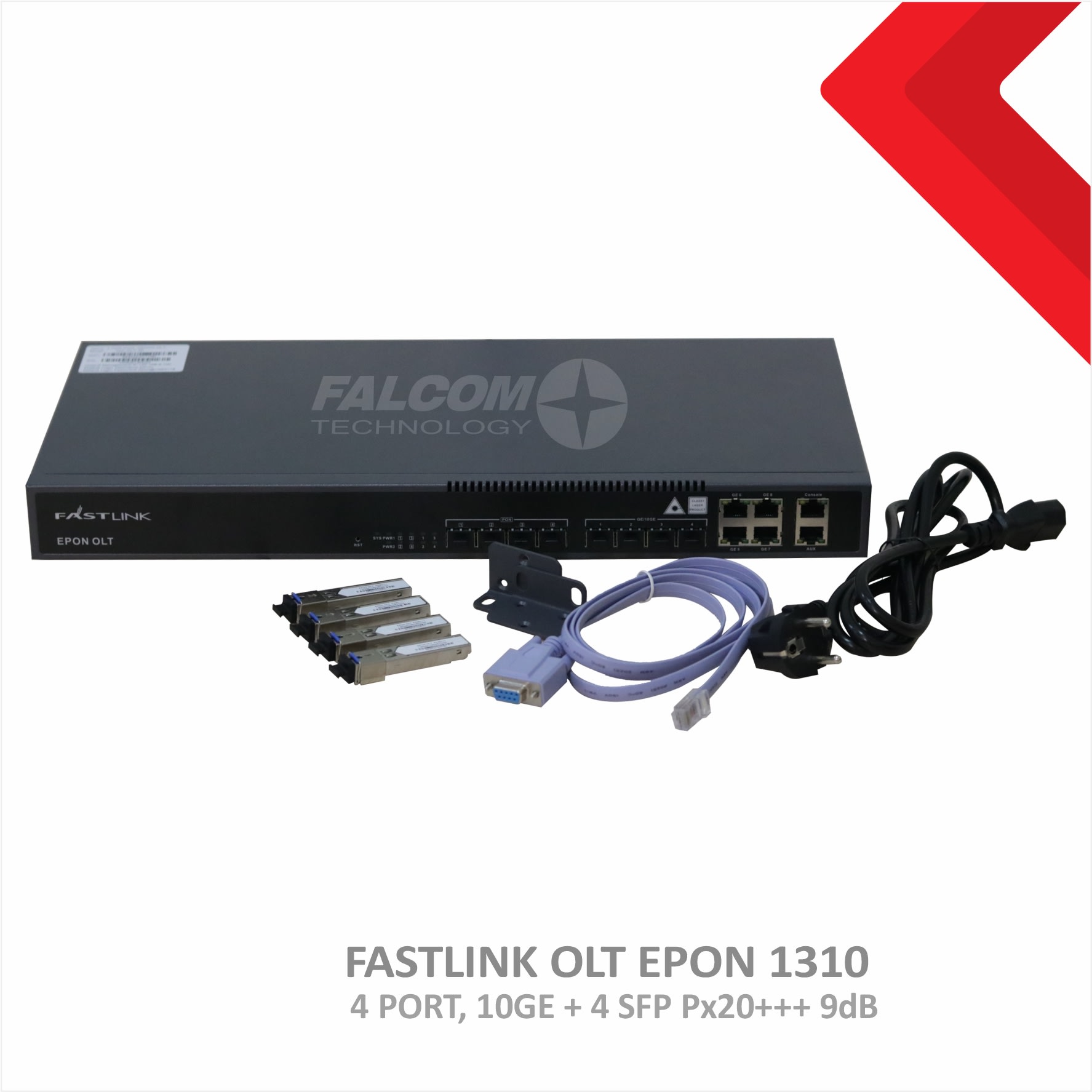 OLT EPON 4 PON FASTLINK + SFP PX20+++++