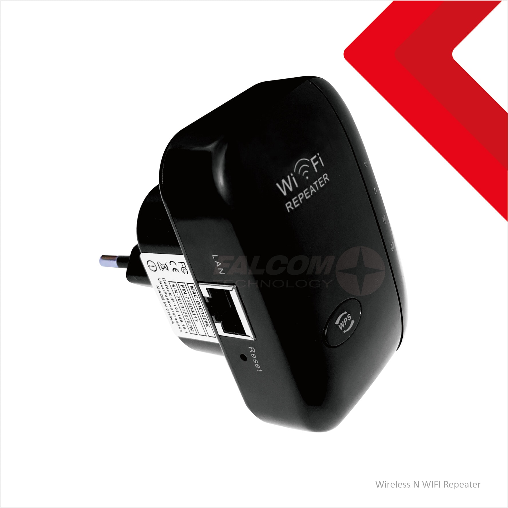 Wireless-N WiFi Repeater Black