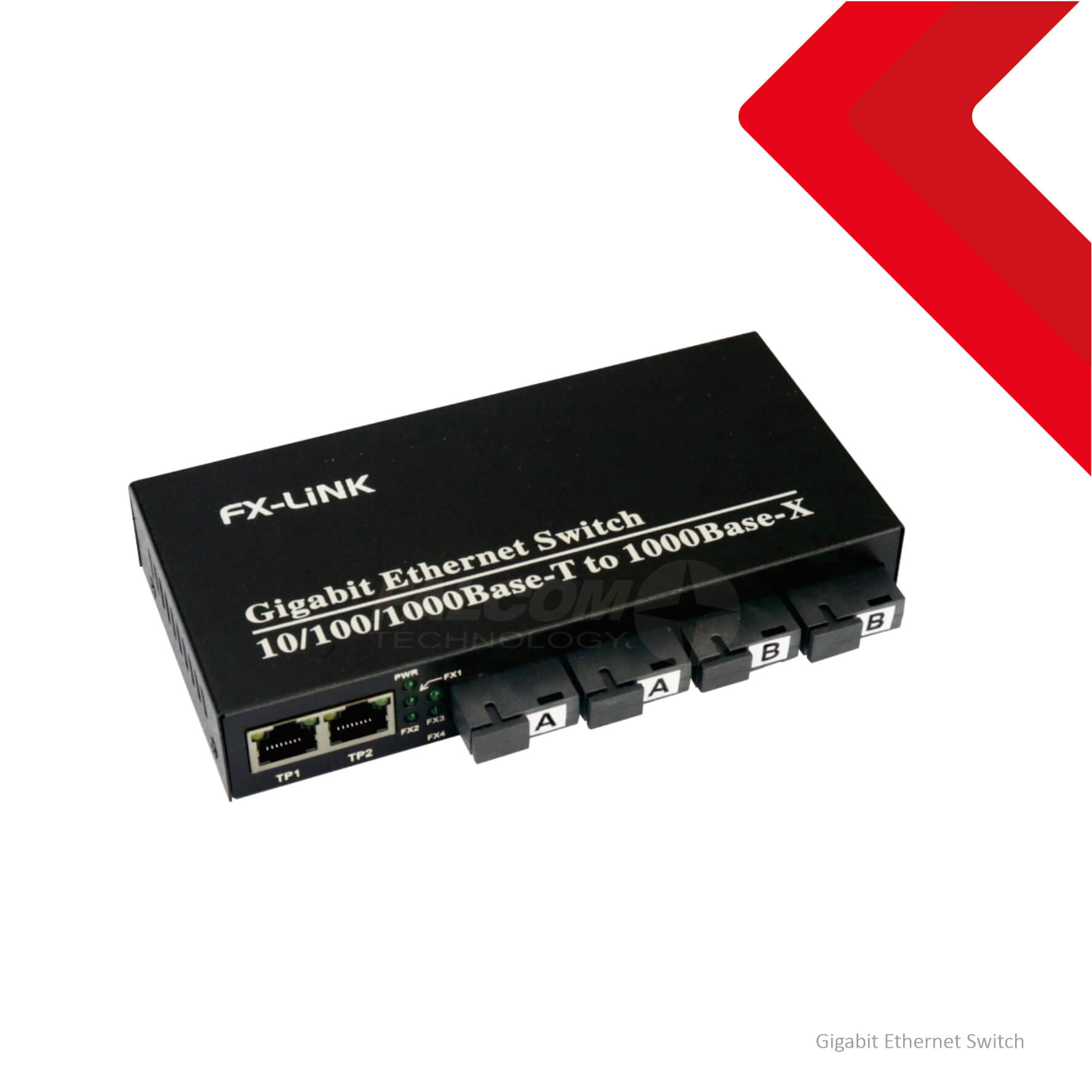 MEDIA CONVERTER 10/100/1000 MBPS WOR-942ASS20-SC