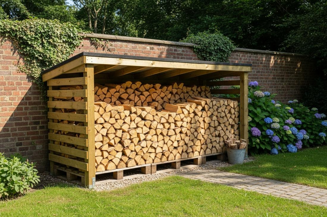 Holzlagerung richtig gemacht: So bleiben Sie im Winter warm
