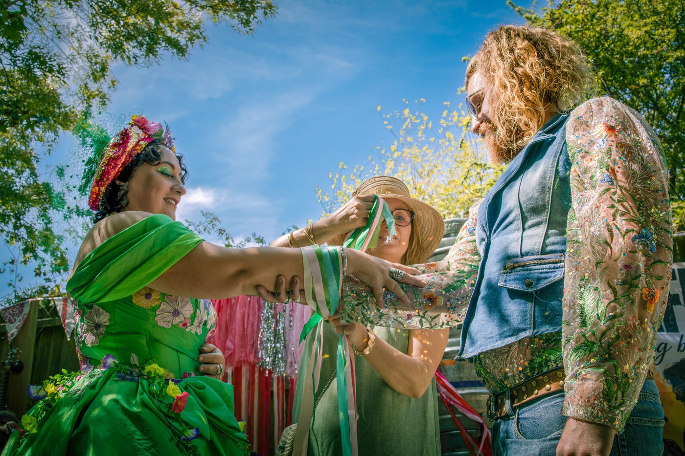 A natural and intimate photograph from a wedding