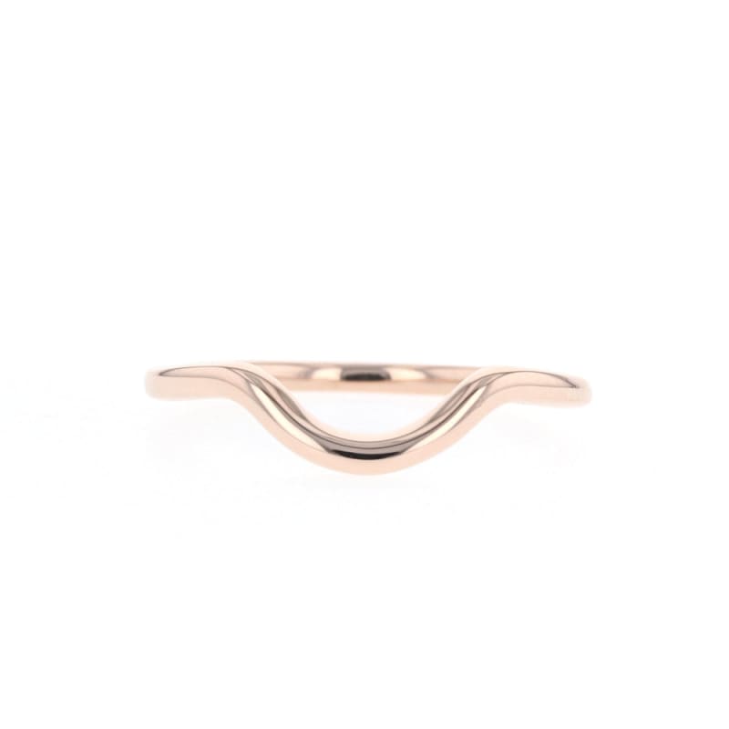 1.7mm Unique Solitaire Wedding Curve Band