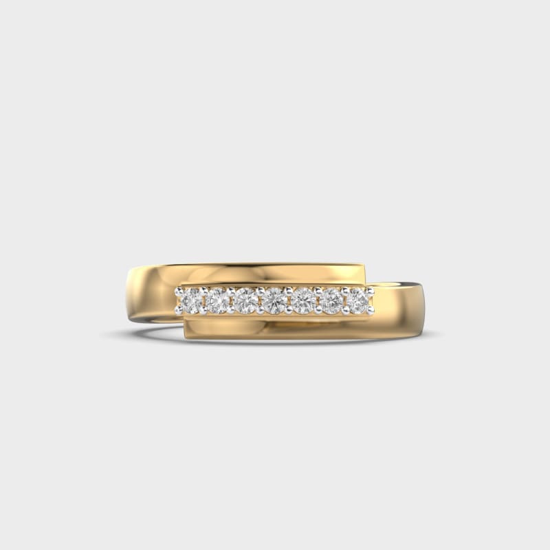 0.15TCW Round Diamond Men's Engagement Ring