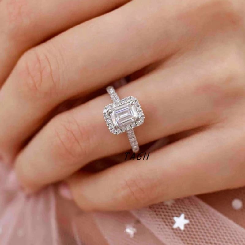 Emerald Cut Engagement Ring