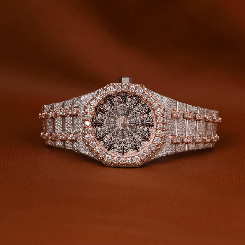 Audemars Piguet Royal Oak Steel Two-Tone Rose Bezel A-118