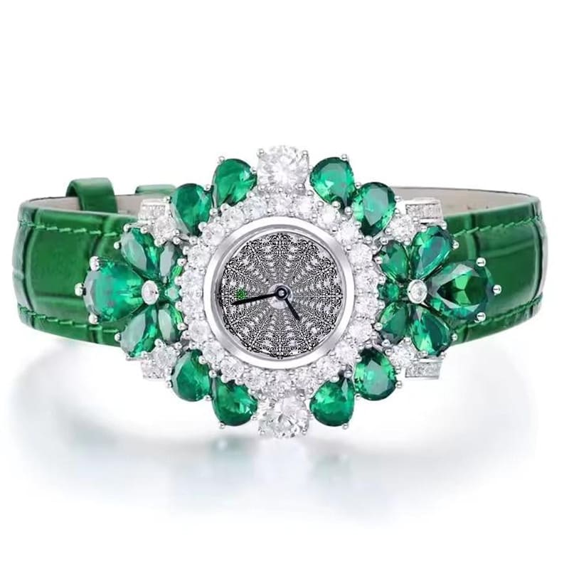 Atelier Bespoke Emerald Green Dial Custom Timepiece 165