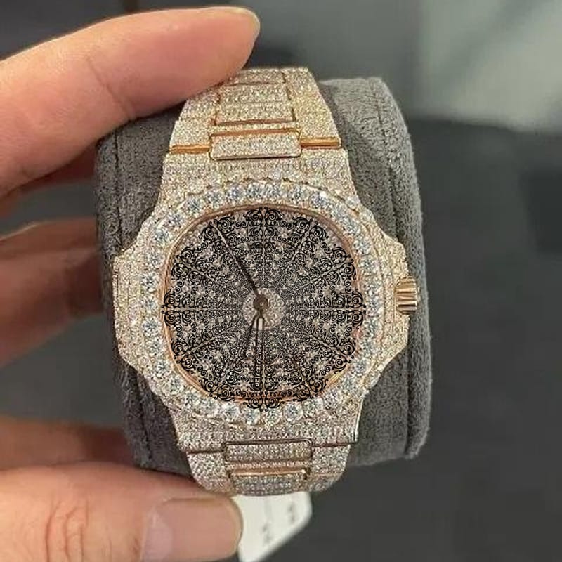 Patek Philippe Nautilus Yellow Gold Bezel Slate Dial P-149