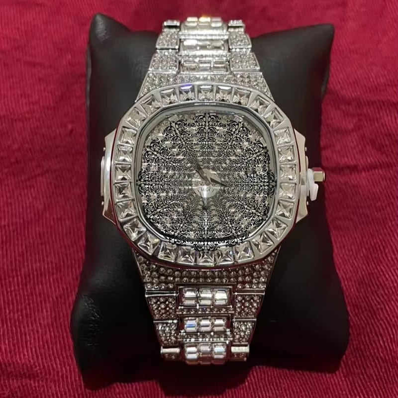 Patek Philippe Grand Complications Steel Diamond Bezel PP-128