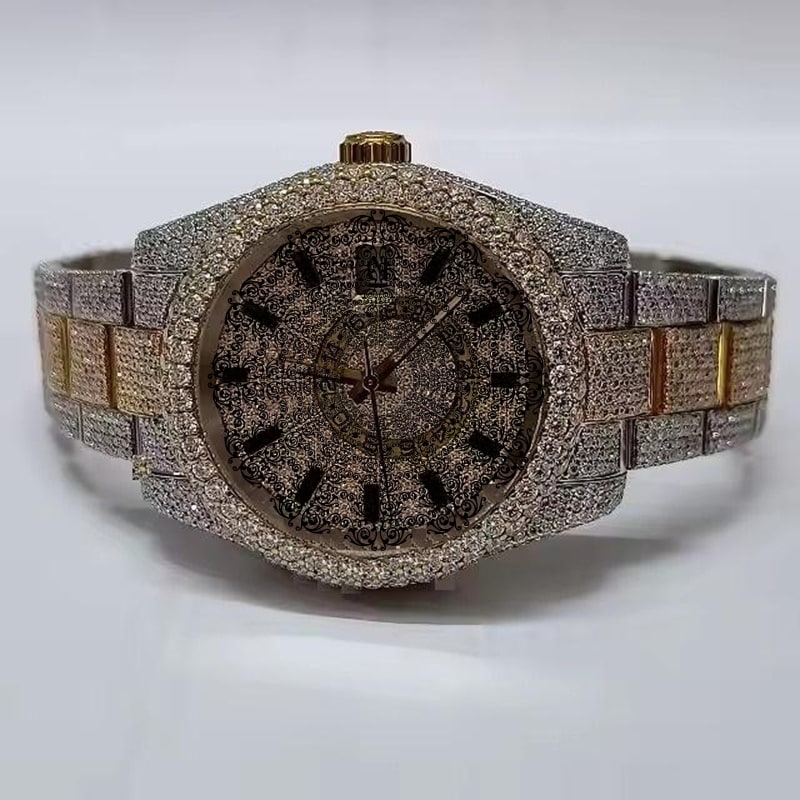 Rolex Submariner Two-Tone Yellow Gold Diamond Bezel R-147