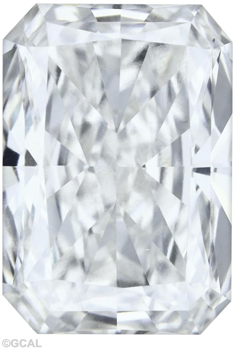1.06 Carat Radiant GCAL Certified Lab Grown Diamond